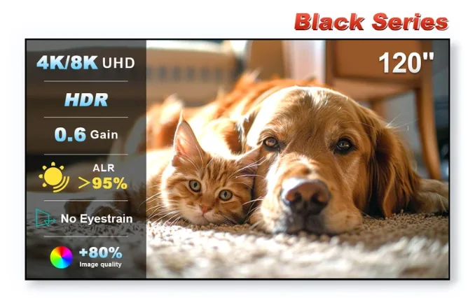 NothingProjector Black Series 120-inch screen